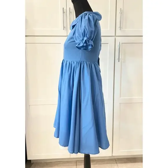 red white blue golf dress Wendy Darling costume cosplay Peter Pan – MJcostume main image 0